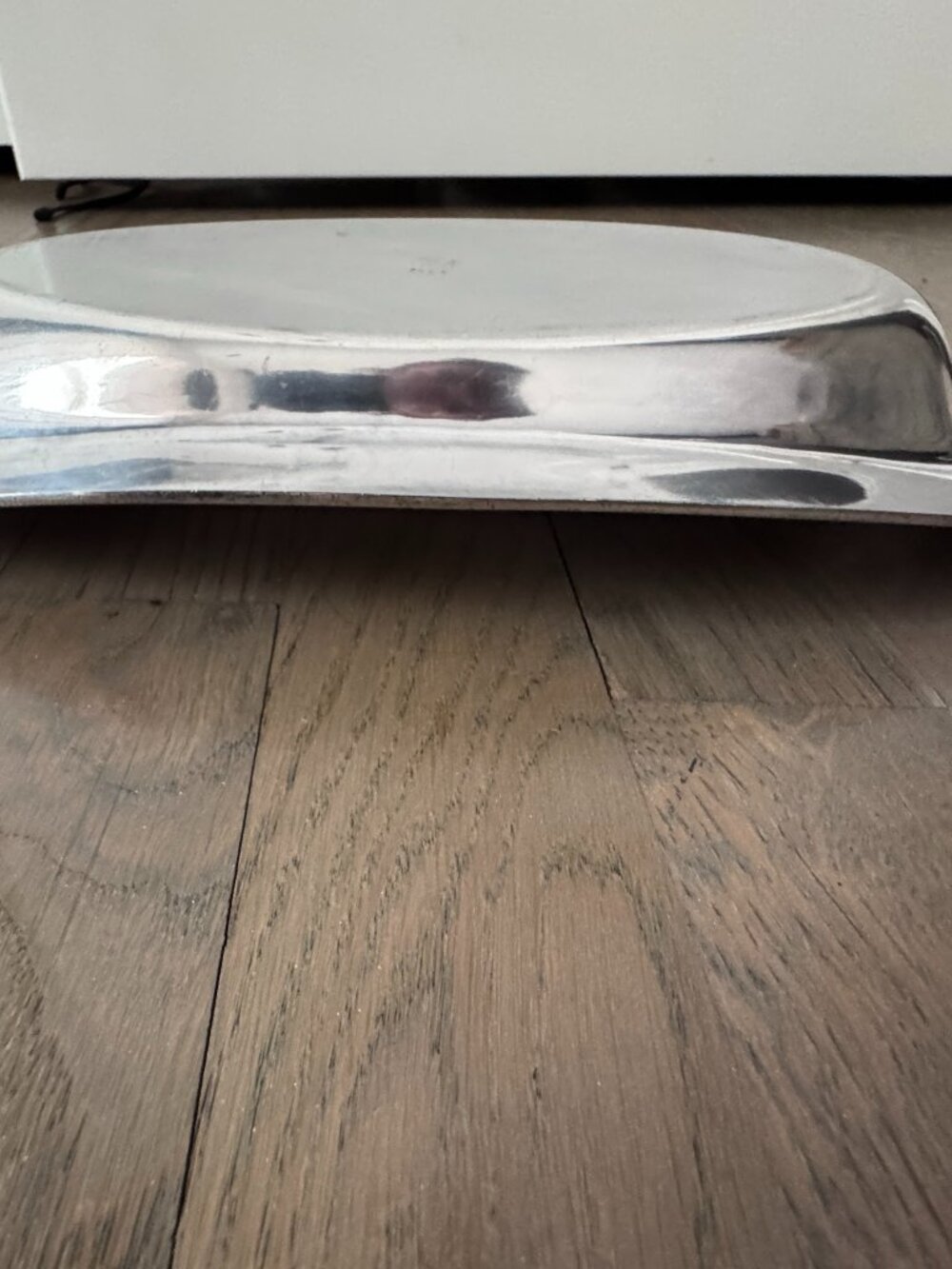 WM. A. Rogers Vintage Silver-Plated Oval Serving Tray, Great Antique Condition - Picture 5 of 5